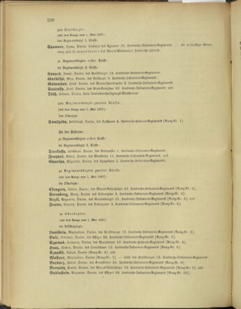 Kaiserlich-königliches Armee-Verordnungsblatt: Personal-Angelegenheiten 18970515 Seite: 22