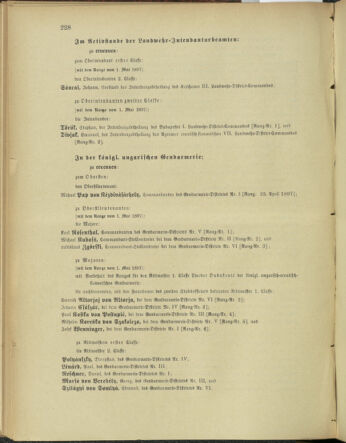 Kaiserlich-königliches Armee-Verordnungsblatt: Personal-Angelegenheiten 18970515 Seite: 24