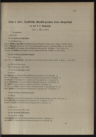 Kaiserlich-königliches Armee-Verordnungsblatt: Personal-Angelegenheiten 18970515 Seite: 3