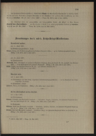 Kaiserlich-königliches Armee-Verordnungsblatt: Personal-Angelegenheiten 18970605 Seite: 3