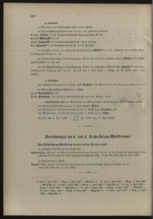 Kaiserlich-königliches Armee-Verordnungsblatt: Personal-Angelegenheiten 18970612 Seite: 2