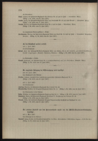 Kaiserlich-königliches Armee-Verordnungsblatt: Personal-Angelegenheiten 18970628 Seite: 6