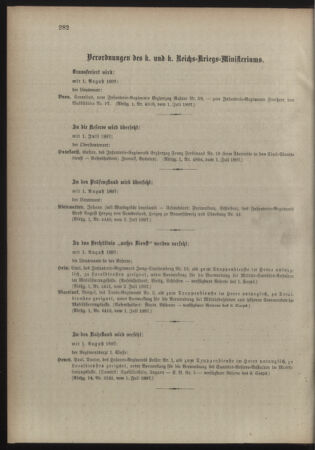 Kaiserlich-königliches Armee-Verordnungsblatt: Personal-Angelegenheiten 18970703 Seite: 2