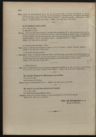 Kaiserlich-königliches Armee-Verordnungsblatt: Personal-Angelegenheiten 18970717 Seite: 6