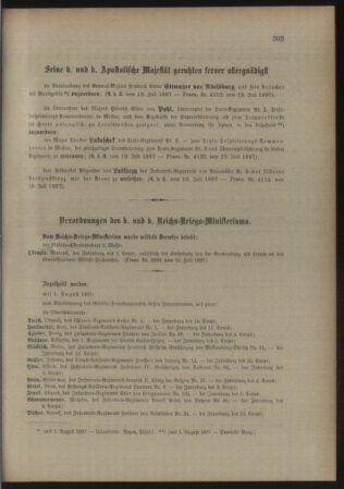 Kaiserlich-königliches Armee-Verordnungsblatt: Personal-Angelegenheiten 18970722 Seite: 7