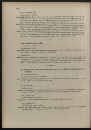 Kaiserlich-königliches Armee-Verordnungsblatt: Personal-Angelegenheiten 18970807 Seite: 14