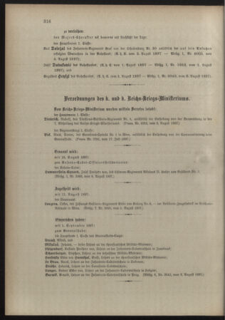 Kaiserlich-königliches Armee-Verordnungsblatt: Personal-Angelegenheiten 18970807 Seite: 2