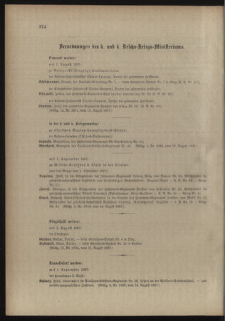 Kaiserlich-königliches Armee-Verordnungsblatt: Personal-Angelegenheiten 18970821 Seite: 4