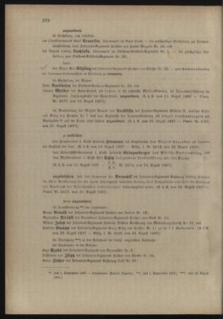 Kaiserlich-königliches Armee-Verordnungsblatt: Personal-Angelegenheiten 18970828 Seite: 2