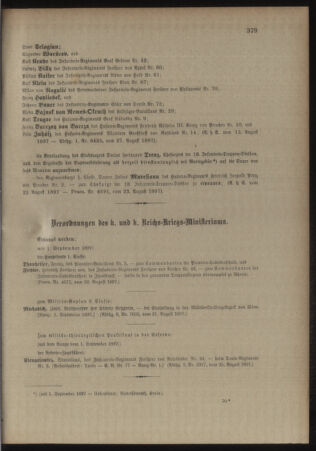 Kaiserlich-königliches Armee-Verordnungsblatt: Personal-Angelegenheiten 18970828 Seite: 3