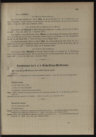 Kaiserlich-königliches Armee-Verordnungsblatt: Personal-Angelegenheiten 18970909 Seite: 3