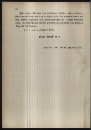 Kaiserlich-königliches Armee-Verordnungsblatt: Personal-Angelegenheiten 18970917 Seite: 2