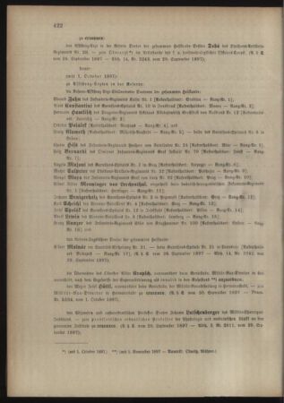 Kaiserlich-königliches Armee-Verordnungsblatt: Personal-Angelegenheiten 18971008 Seite: 4