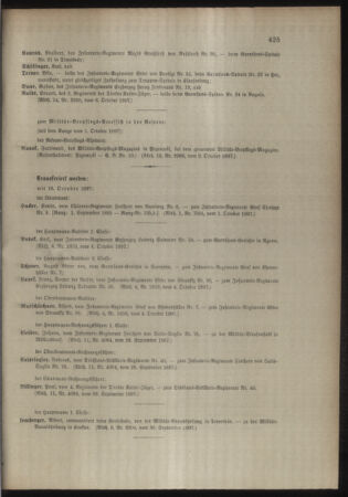 Kaiserlich-königliches Armee-Verordnungsblatt: Personal-Angelegenheiten 18971008 Seite: 7