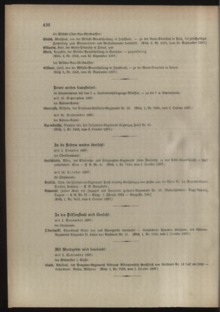 Kaiserlich-königliches Armee-Verordnungsblatt: Personal-Angelegenheiten 18971008 Seite: 8