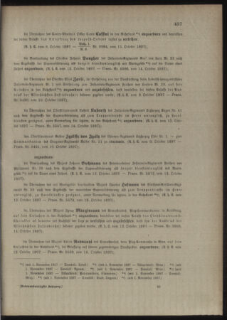 Kaiserlich-königliches Armee-Verordnungsblatt: Personal-Angelegenheiten 18971015 Seite: 9