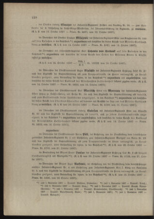 Kaiserlich-königliches Armee-Verordnungsblatt: Personal-Angelegenheiten 18971023 Seite: 2