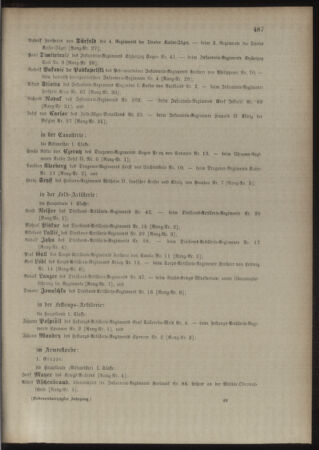 Kaiserlich-königliches Armee-Verordnungsblatt: Personal-Angelegenheiten 18971027 Seite: 31