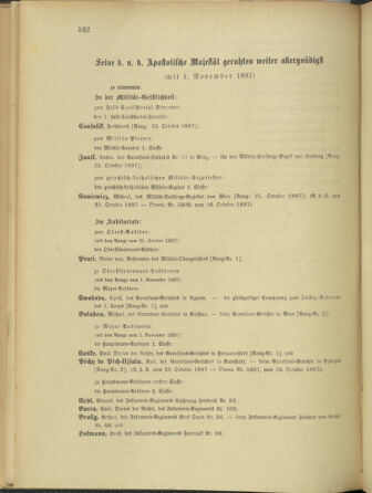 Kaiserlich-königliches Armee-Verordnungsblatt: Personal-Angelegenheiten 18971027 Seite: 76