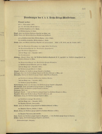 Kaiserlich-königliches Armee-Verordnungsblatt: Personal-Angelegenheiten 18971027 Seite: 87