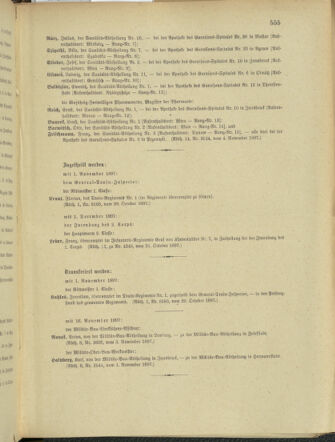 Kaiserlich-königliches Armee-Verordnungsblatt: Personal-Angelegenheiten 18971106 Seite: 7