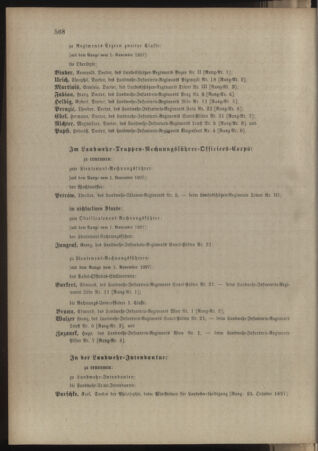 Kaiserlich-königliches Armee-Verordnungsblatt: Personal-Angelegenheiten 18971117 Seite: 12