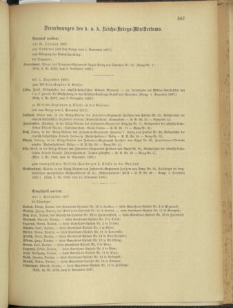 Kaiserlich-königliches Armee-Verordnungsblatt: Personal-Angelegenheiten 18971117 Seite: 31