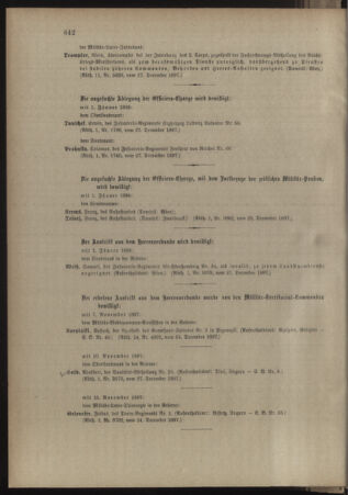 Kaiserlich-königliches Armee-Verordnungsblatt: Personal-Angelegenheiten 18971229 Seite: 8