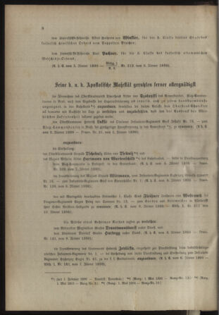 Kaiserlich-königliches Armee-Verordnungsblatt: Personal-Angelegenheiten 18980111 Seite: 8