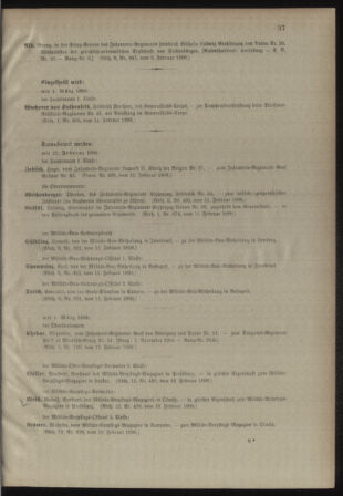 Kaiserlich-königliches Armee-Verordnungsblatt: Personal-Angelegenheiten 18980217 Seite: 3