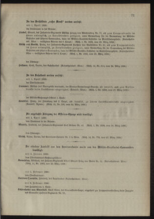 Kaiserlich-königliches Armee-Verordnungsblatt: Personal-Angelegenheiten 18980329 Seite: 7