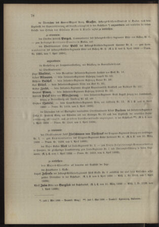 Kaiserlich-königliches Armee-Verordnungsblatt: Personal-Angelegenheiten 18980408 Seite: 2