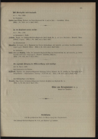 Kaiserlich-königliches Armee-Verordnungsblatt: Personal-Angelegenheiten 18980408 Seite: 7