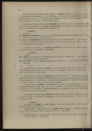 Kaiserlich-königliches Armee-Verordnungsblatt: Personal-Angelegenheiten 18980415 Seite: 2