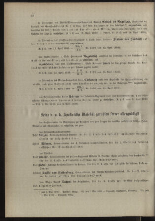 Kaiserlich-königliches Armee-Verordnungsblatt: Personal-Angelegenheiten 18980415 Seite: 4