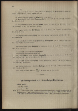 Kaiserlich-königliches Armee-Verordnungsblatt: Personal-Angelegenheiten 18980415 Seite: 6