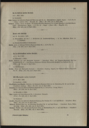 Kaiserlich-königliches Armee-Verordnungsblatt: Personal-Angelegenheiten 18980415 Seite: 9