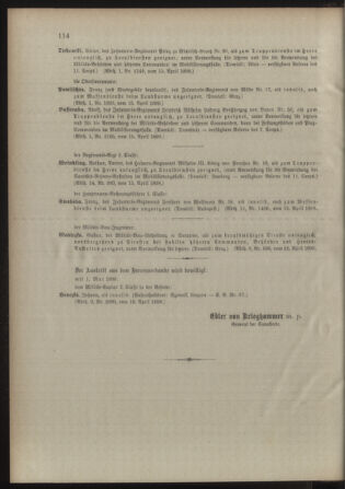 Kaiserlich-königliches Armee-Verordnungsblatt: Personal-Angelegenheiten 18980422 Seite: 20