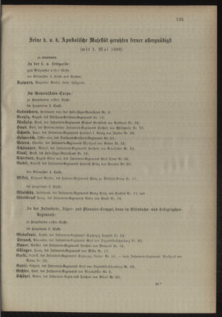 Kaiserlich-königliches Armee-Verordnungsblatt: Personal-Angelegenheiten 18980422 Seite: 31