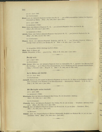 Kaiserlich-königliches Armee-Verordnungsblatt: Personal-Angelegenheiten 18980608 Seite: 4