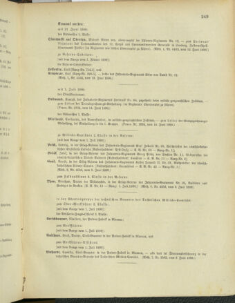 Kaiserlich-königliches Armee-Verordnungsblatt: Personal-Angelegenheiten 18980618 Seite: 5