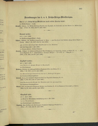 Kaiserlich-königliches Armee-Verordnungsblatt: Personal-Angelegenheiten 18980628 Seite: 3