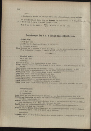 Kaiserlich-königliches Armee-Verordnungsblatt: Personal-Angelegenheiten 18980713 Seite: 6