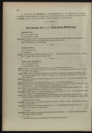 Kaiserlich-königliches Armee-Verordnungsblatt: Personal-Angelegenheiten 18980808 Seite: 2