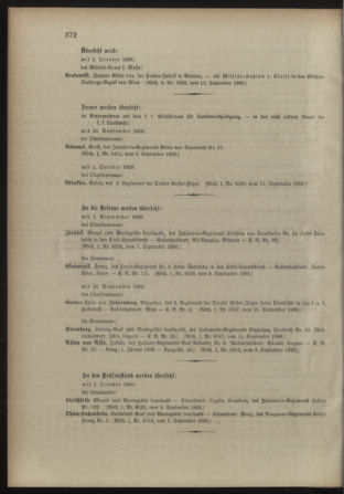 Kaiserlich-königliches Armee-Verordnungsblatt: Personal-Angelegenheiten 18980906 Seite: 6