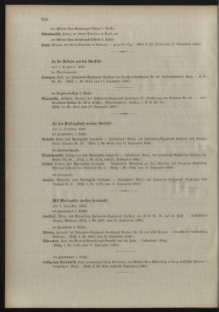 Kaiserlich-königliches Armee-Verordnungsblatt: Personal-Angelegenheiten 18980923 Seite: 6