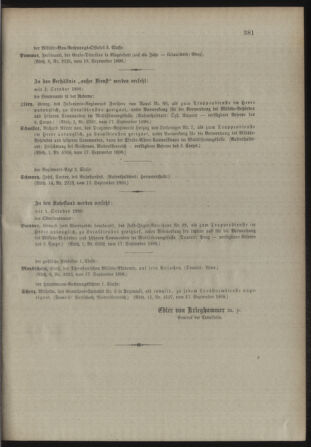 Kaiserlich-königliches Armee-Verordnungsblatt: Personal-Angelegenheiten 18980923 Seite: 7