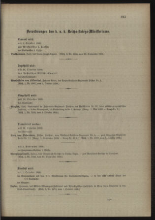 Kaiserlich-königliches Armee-Verordnungsblatt: Personal-Angelegenheiten 18981004 Seite: 3