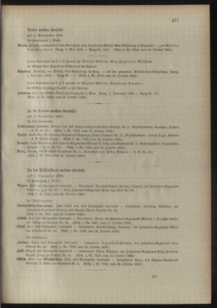 Kaiserlich-königliches Armee-Verordnungsblatt: Personal-Angelegenheiten 18981030 Seite: 19