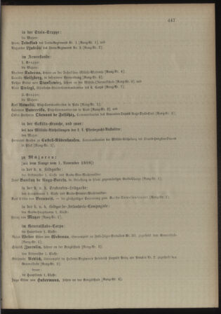 Kaiserlich-königliches Armee-Verordnungsblatt: Personal-Angelegenheiten 18981030 Seite: 29